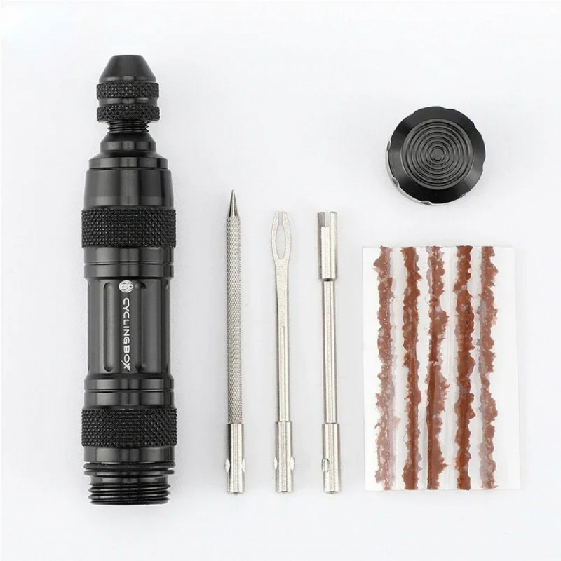 Tubeless Tire Sealant - Fahrrad Schlauchlos-Reifen Reparaturset MTB Reifenpannen-Dichtmittel Gummistreifen