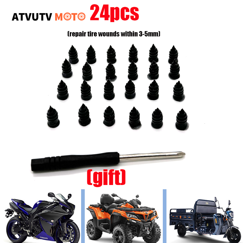 Tubeless Tire Sealant - 12PCS 24PCS Motorrad Vakuum Reifen Reparatur