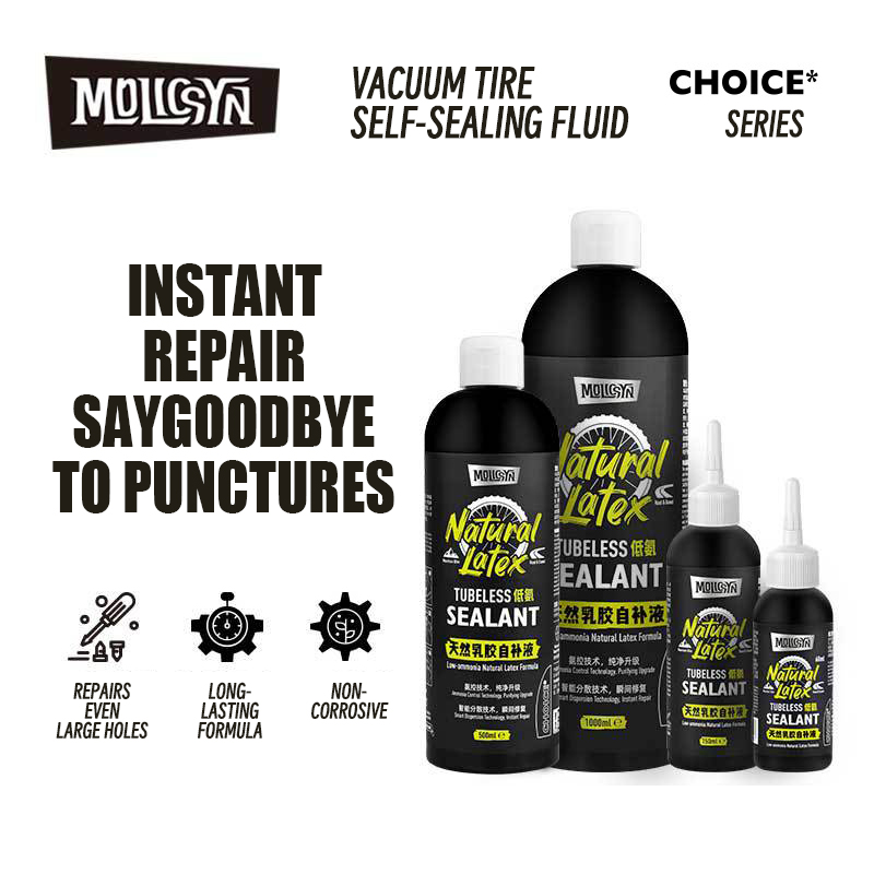 Tubeless Tire Sealant - MolicSYN Tubeless-Dichtmittel für Fahrräder – selbstdichtendes