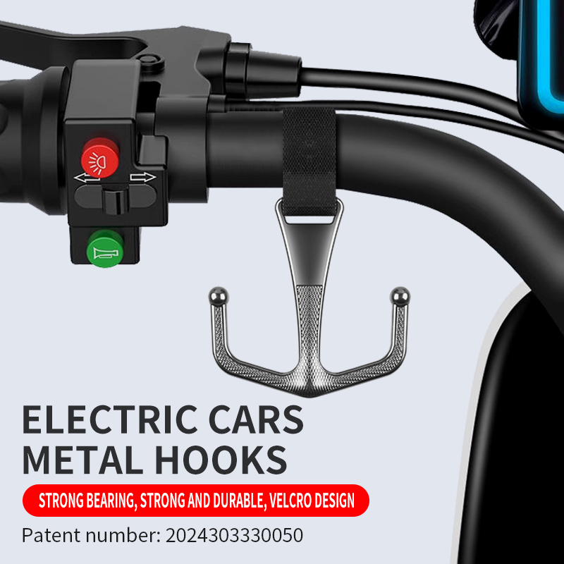 Bicycle Helmet - Elektrischer Fahrradhaken, vorderes Universal-Motorrad, Fahrrad, Metall-Aufhängehaken,