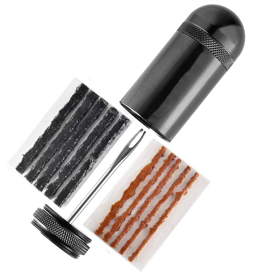 Tubeless Tire Sealant - Schlauchloses Fahrradreifen-Reparatur-Werkzeug-Set für MTB-Rennradreifen, Steckereinführwerkzeug zur