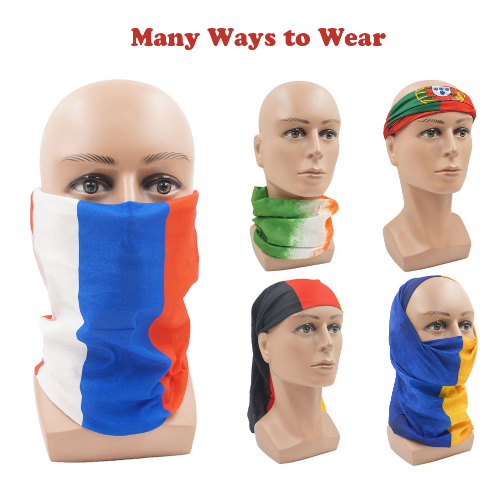Cycling Headwear - Europäische Länder Gesicht & Hals Gamasche