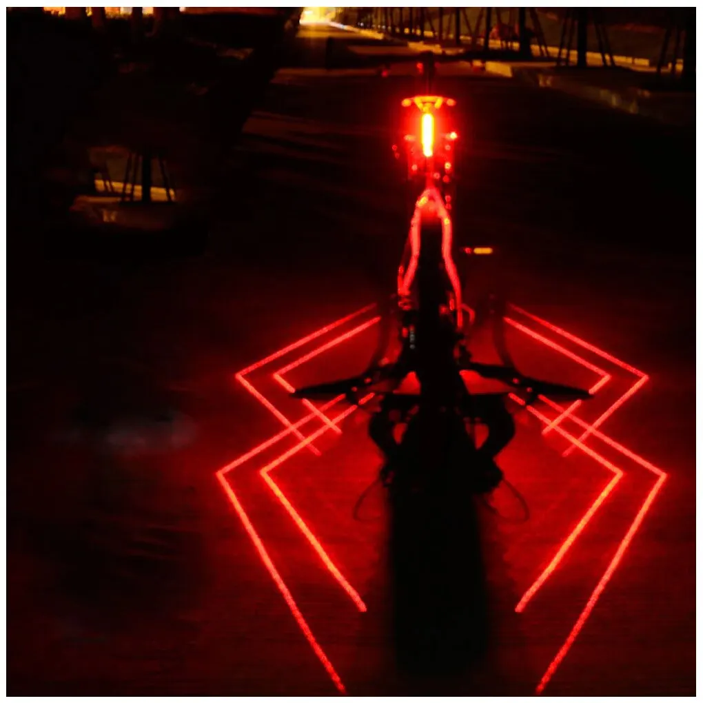 Laser-Spinnenmuster Fahrrad-Rü – Cycling Visibility Gear Bewertung und Preis