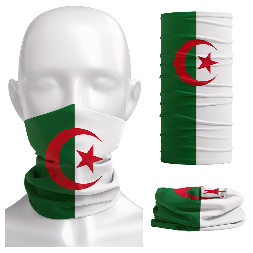 Algerien-Flagge, bedruckt, Ban – Cycling Headwear Bewertung und Preis