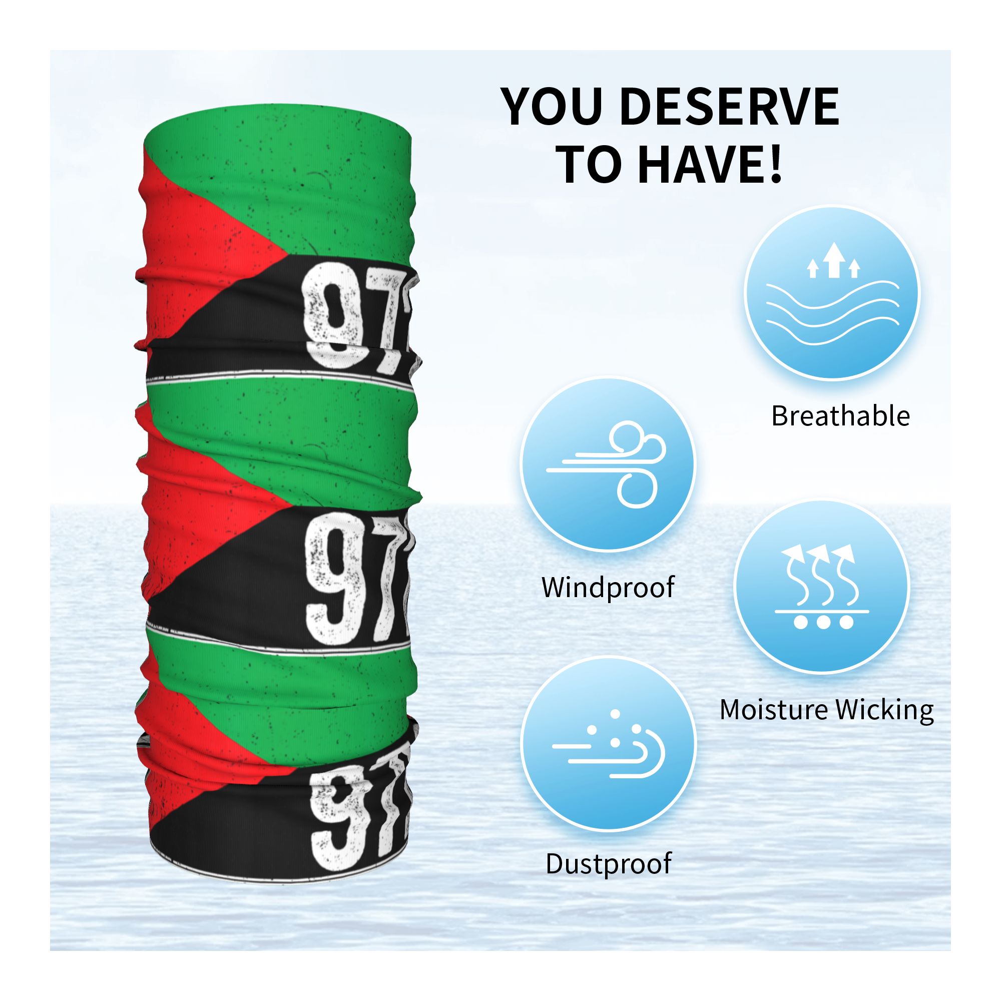Martinique 972 Madinina Flag B – Cycling Headwear Bewertung und Preis