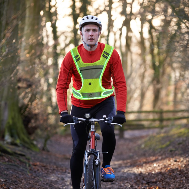 LED-Leucht-Sportbekleidung aus – Cycling Visibility Gear Bewertung und Preis